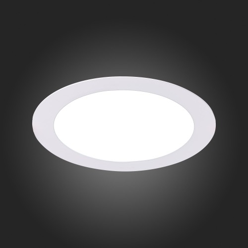 ST209.548.12 Св-к встр. Белый LED 1*12W 4000K 816Lm Ra80 110° IP20 D170xH8 90-265V Встраиваемые светильники