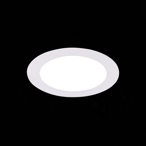 ST210.548.08 Св-к встр. Белый LED 1*8W 4000K 640Lm Ra80 110° IP20 D120xH30 220-240V Встраиваемые светильники