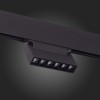 ST364.446.06 Магнитный трековый светильник Черный LED 1*6W 4000K 532Lm Ra>80 36° IP20 L120xW22xH108 SKYLINE 48
