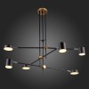 SL1604.432.06 Светильник потолочный ST-Luce Черный, Латунь/Черный LED 6*5W 3000K RODRIGO