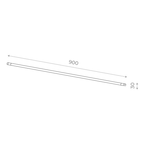 ST1653.429.00 Модуль токоподводящий ST-Luce Черный TECHNO