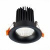 ST703.448.10 Св-к встр. Черный LED 1*10W 4000K 900Lm Ra>90 38° IP20 D85xH75 170-240V Встраиваемые светильники
