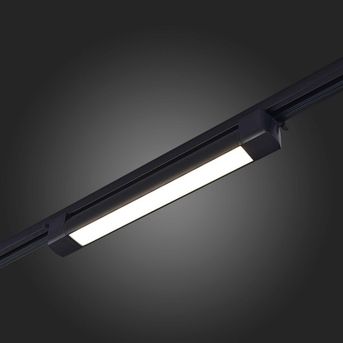 ST368.436.20 Св-к трек. Черный LED 1*20W 3000K 1 450Lm Ra>90 120° IP20 L387xW49xH54 170-240V Однофазная трековая система