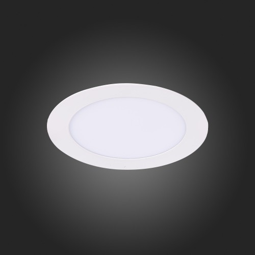ST210.548.08 Св-к встр. Белый LED 1*8W 4000K 640Lm Ra80 110° IP20 D120xH30 220-240V Встраиваемые светильники