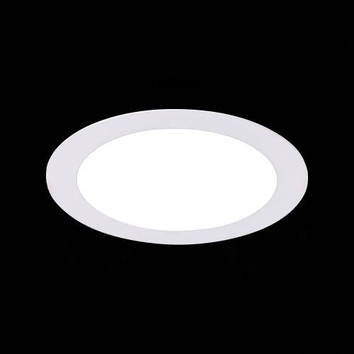 ST209.548.12 Св-к встр. Белый LED 1*12W 4000K 816Lm Ra80 110° IP20 D170xH8 90-265V Встраиваемые светильники