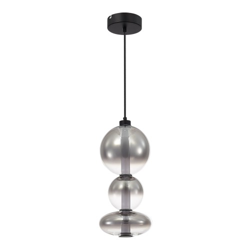 SL6119.403.24 Светильник подвесной ST-Luce Черный/Дымчато-Серый LED 1*24W 3000K PERLINA