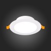 ST210.548.08 Св-к встр. Белый LED 1*8W 4000K 640Lm Ra80 110° IP20 D120xH30 220-240V Встраиваемые светильники