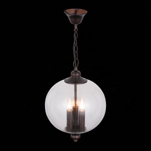 SL362.303.03 Светильник подвесной ST-Luce Черный/Прозрачный E14 3*60W LATERIA