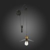 SLE120501-01 Светильник настенный Черный/Черный E27 1*60W ESPERAZZA
