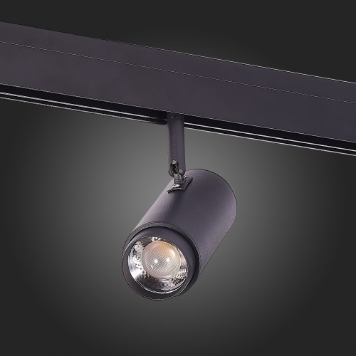 ST357.436.06 Магнитный трековый светильник ZOOM Черный LED 1*6W 3000K 667Lm Ra>80 10-60° IP20 L137xW SKYLINE 48