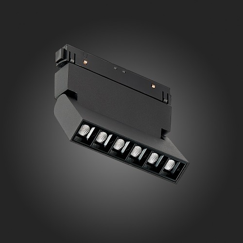 ST364.446.06 Магнитный трековый светильник Черный LED 1*6W 4000K 532Lm Ra>80 36° IP20 L120xW22xH108 SKYLINE 48