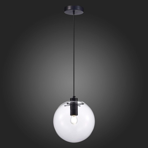SL1056.413.01 Подвес ST-Luce Черный/Прозрачный E27 1*60W NOOR