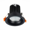 ST703.448.10 Св-к встр. Черный LED 1*10W 4000K 900Lm Ra>90 38° IP20 D85xH75 170-240V Встраиваемые светильники