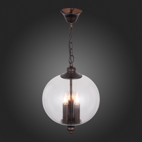 SL362.303.03 Светильник подвесной ST-Luce Черный/Прозрачный E14 3*60W LATERIA