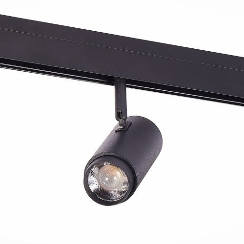 ST357.436.06 Магнитный трековый светильник ZOOM Черный LED 1*6W 3000K 667Lm Ra>80 10-60° IP20 L137xW SKYLINE 48
