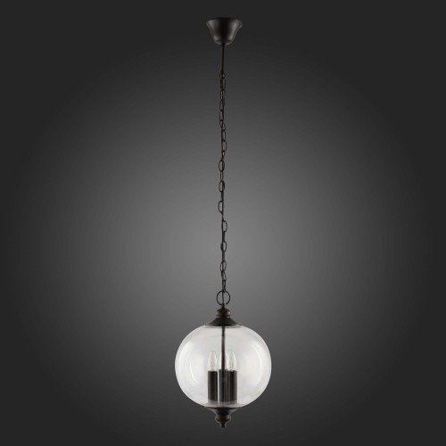 SL362.303.03 Светильник подвесной ST-Luce Черный/Прозрачный E14 3*60W LATERIA